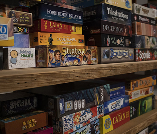 Games shelf